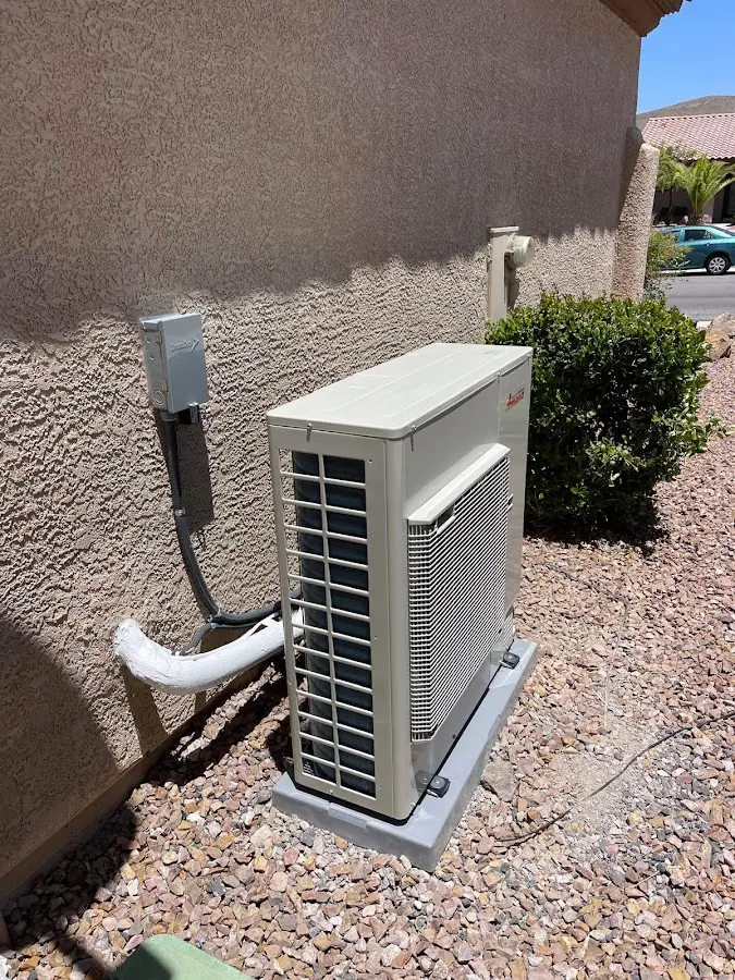 Residential air conditioning condenser unit in Trinidad